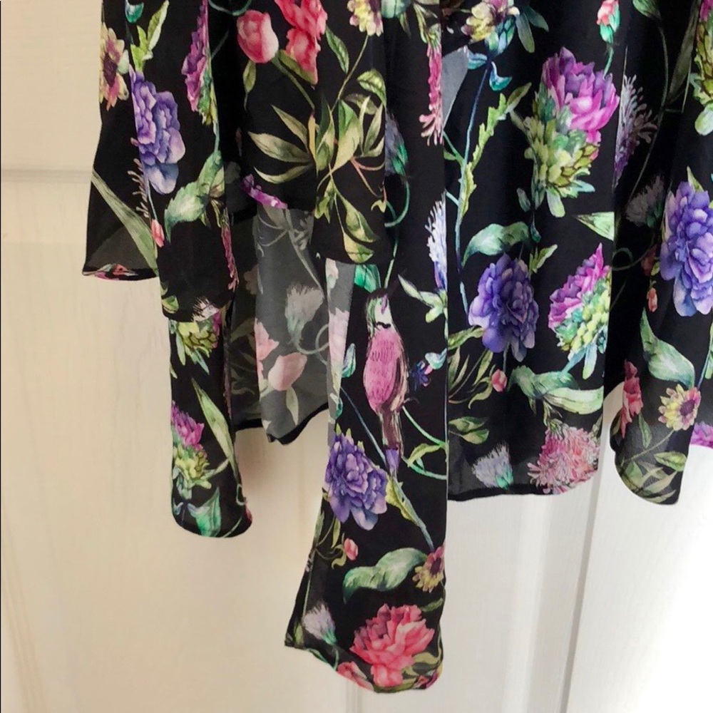 H&M Spaghetti Strap Floral Dress With Ruffles - Picture 5 of 10